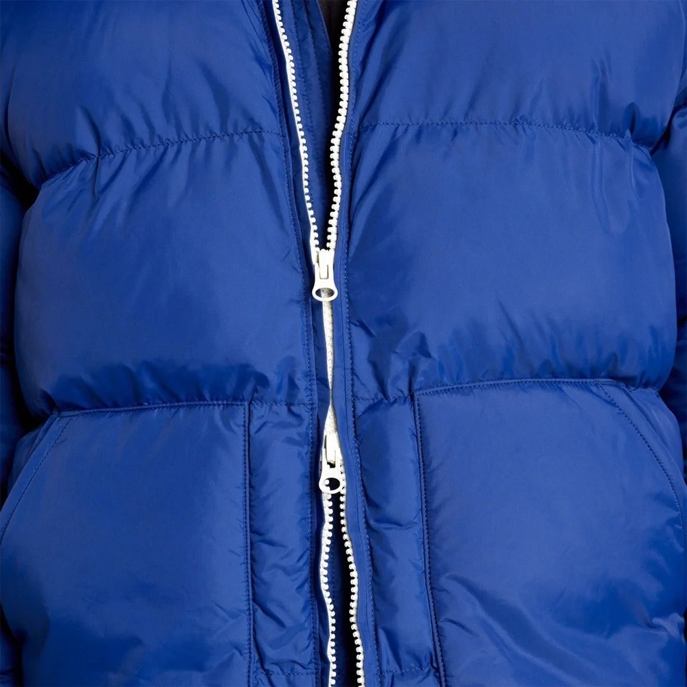 Alpine Design Puffer Jacket Men M Space Blue 1962 Retro Removable Hood. NWT!